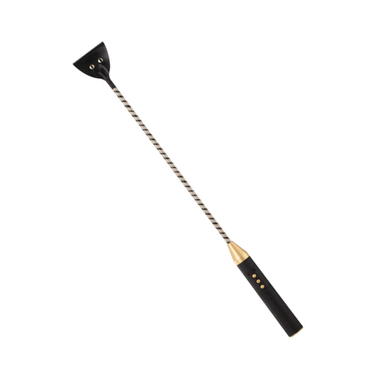 Premium Bondage Whip with ESTIM Electric Shock S&M Toy 100% Faux Leather Bondage Games Sextoy For Men Women and Couples