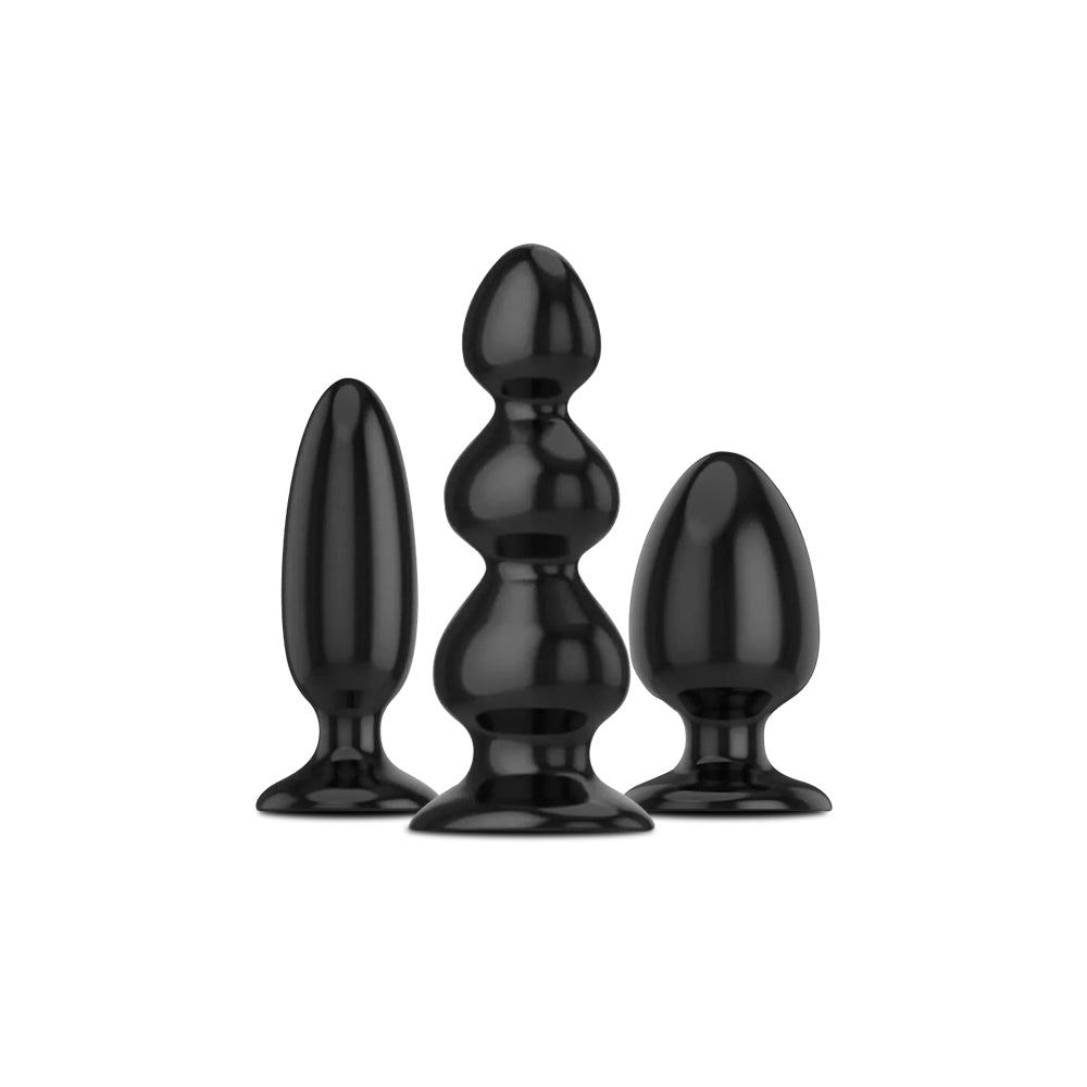 6 Size Soft Black Silicone Big Butt Plug Smooth Soft Huge Anal Gay Sex Toys for Woman Men