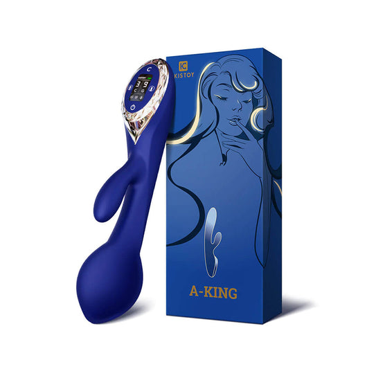 Kisstoy A-KING LED Screen Inflatable Vibrator Sextoy for Women/Men