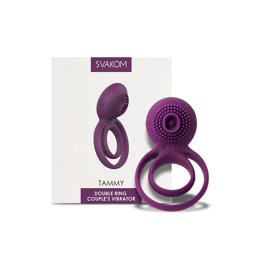 SVAKOM Tammy Vibrating Cock Ring Waterproof Rechargeable Vibrator for Couple