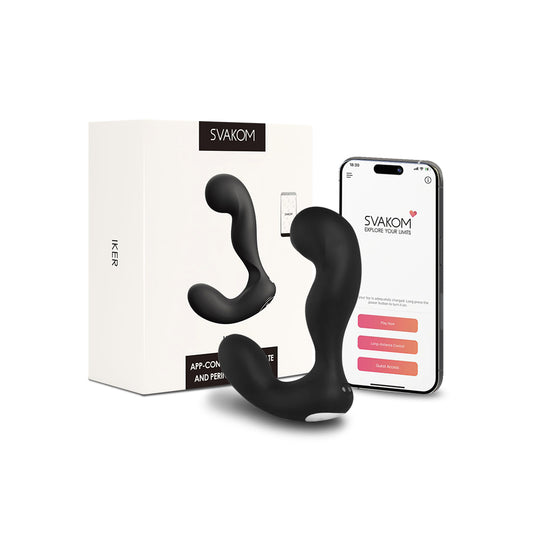 Svakom Iker App-Controled Prostate And Perineum Vibrator Sextoy for Men
