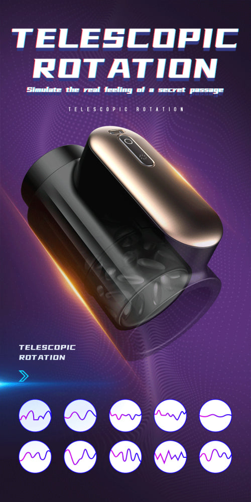 6.2'' Full-length Automatic Thrusting Rotating Male Masturbator Cup