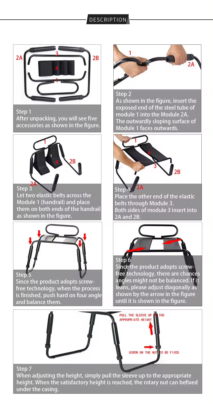 RoomFun Sex Chair for Sexual Positions Aid Multi Function Sex Furniture for Couples