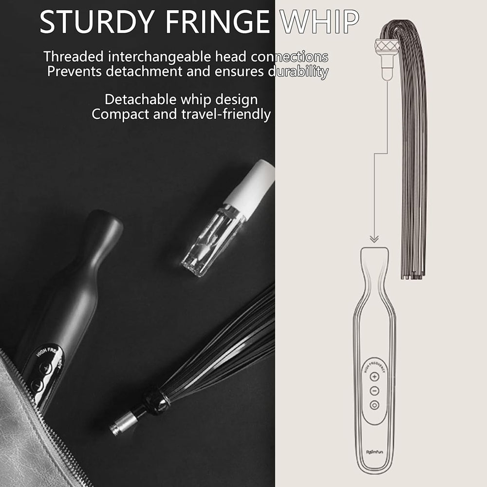 RoomFun BDSM Punishment Training Electric Whip Sextoy for Men and Women