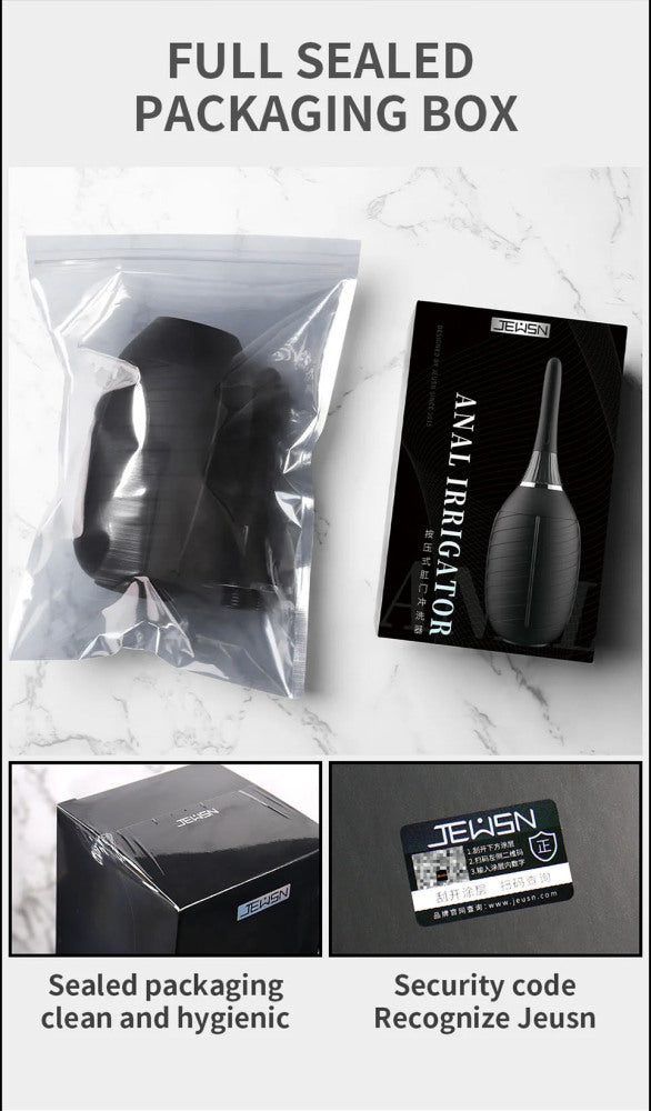 Jeusn Anal Irrigator Rinse once and clean no pain Anal cleaning