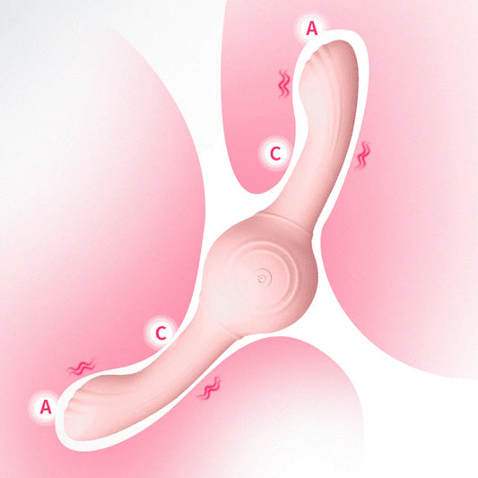 Roomfun Flexible Double-ended vibrating strapless strap-on Dildo