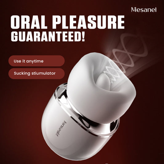 Mesanel Big Mouth Coco Clit Sucking & Tongue-Licking Rose Vibrator