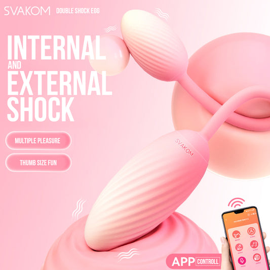 Svakom Double Egg Shock Vibrator for Women