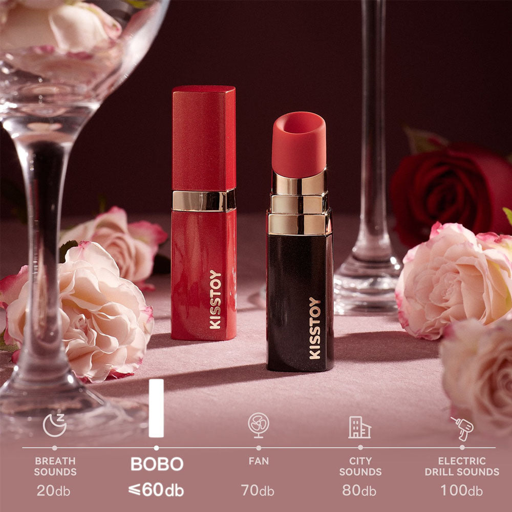 KISTOY Bobo Lipstick G Spot Vaginal Clitoris Clit Sucking Vibrator APP Controlled Sextoy for Women