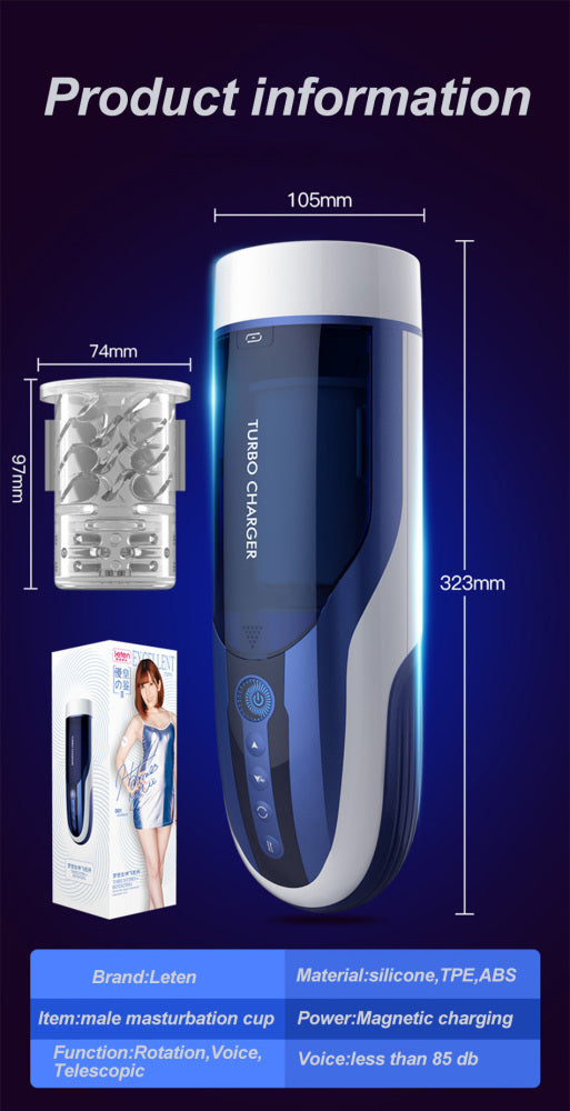 Leten Turbo Charger Automatic Masturbator Cup