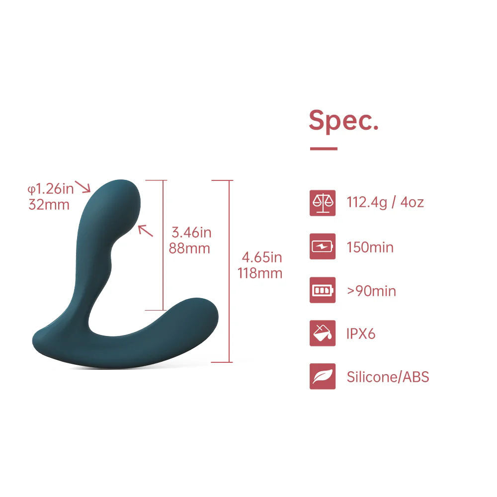 Magic Motion Solstice X Prostate Massager App Controlled Toy Sextoy for Men