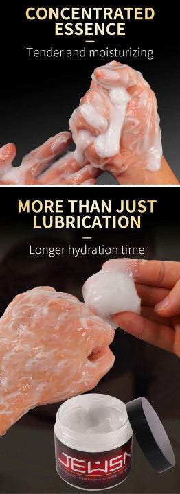 JEUSN Fist Anal Lubricant Analgesic Toy-Safe Lube for Male and Female Sex Toys Water Based for Easy Clean-Up Long-Lasting Pleasure Condom Compatible Extra Long-Lasting Silky Lube Hypoallergenic