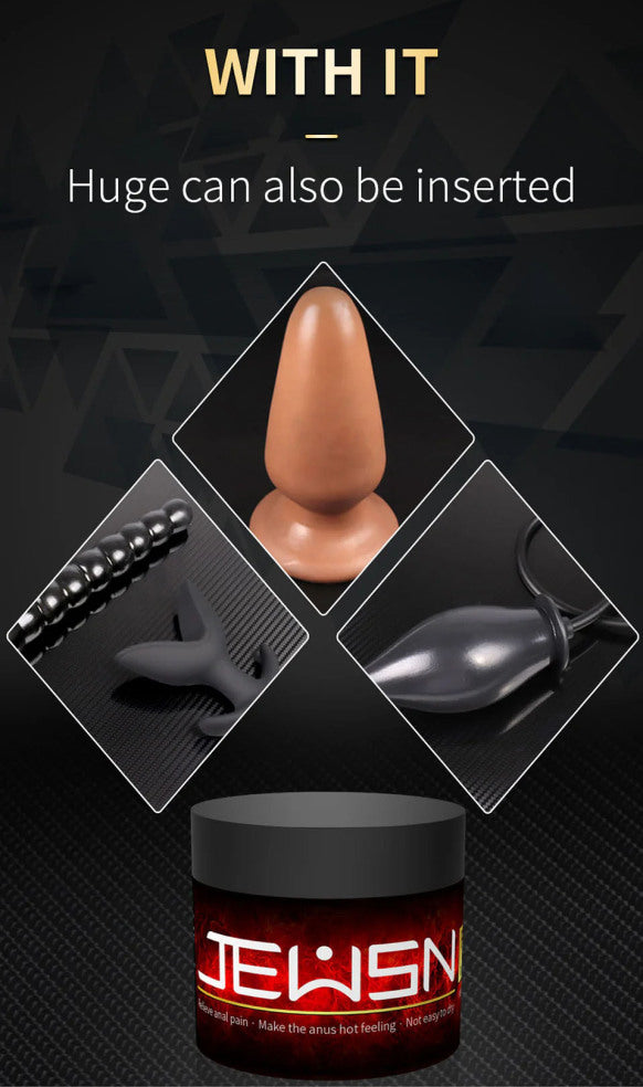 JEUSN Fist Anal Lubricant Analgesic Toy-Safe Lube for Male and Female Sex Toys Water Based for Easy Clean-Up Long-Lasting Pleasure Condom Compatible Extra Long-Lasting Silky Lube Hypoallergenic