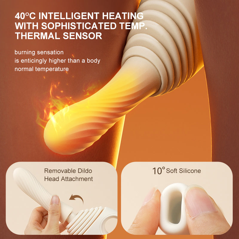 SVAKOM Handheld Auto-Thrusting Heated Dildo