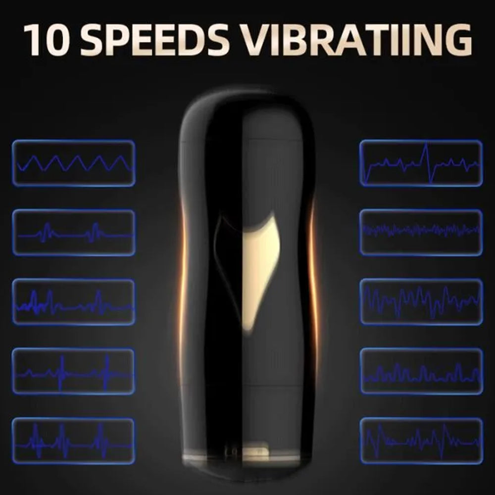 Fox Key Mouth and Vagina Masturbation Cup with Suction