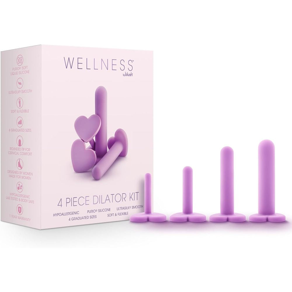 Blush Kegel Execrise Silicone Stick Wellness Dilator Kit for Women