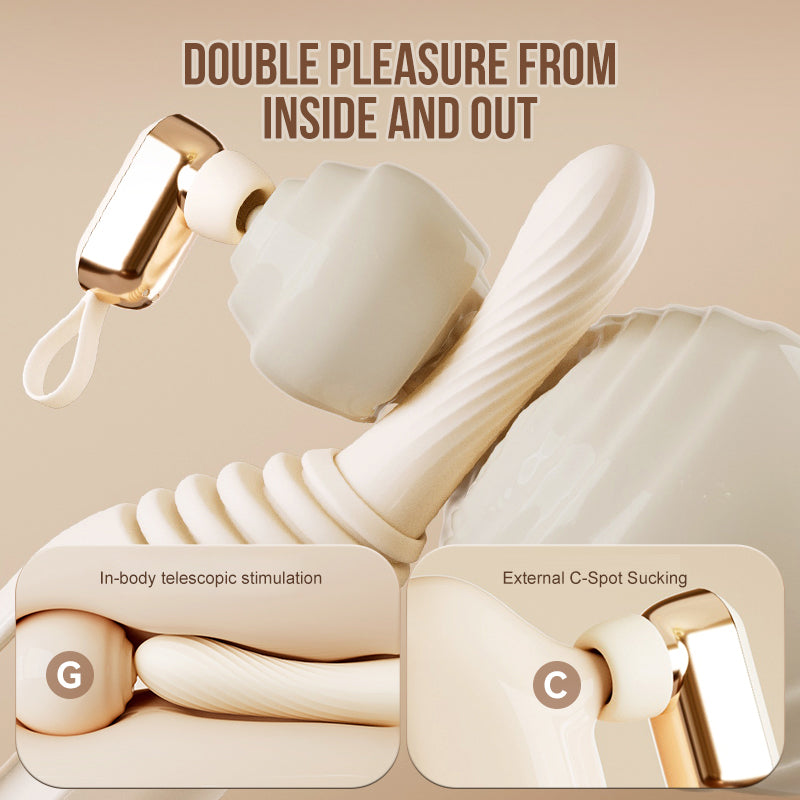 SVAKOM Handheld Auto-Thrusting Heated Dildo