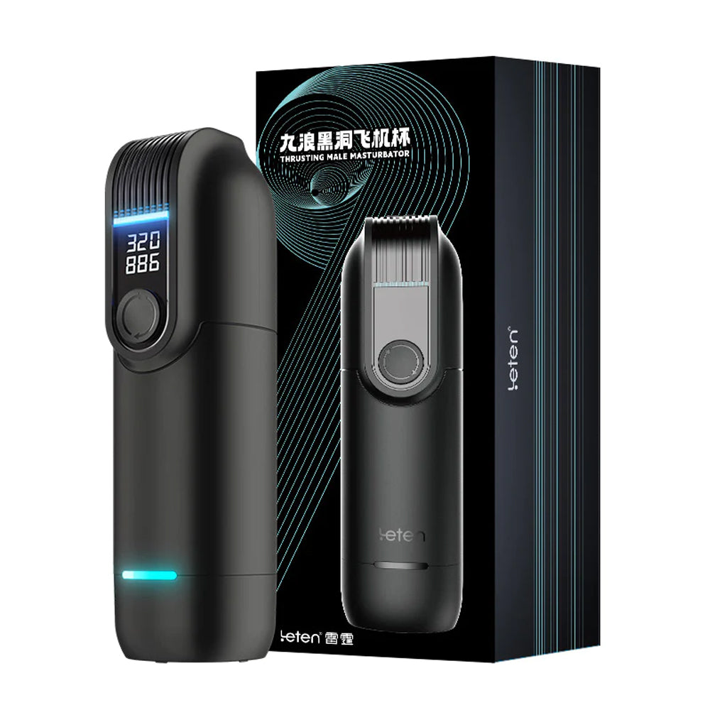 Experience ecstasy like never before with the Leten 9+9 High Waves Groan Black Hole Pro Thrusting Male Masturbator Cup. This cutting-edge pleasure device is designed to redefine solo satisfaction, combining innovation, intensity, and customizable features. Get ready to embark on a journey of pleasure that transcends boundaries!
