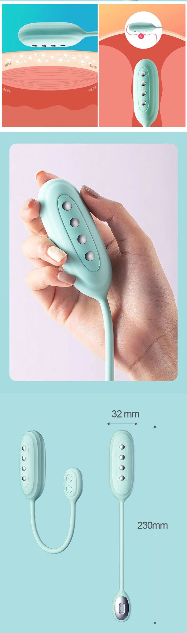 SVAKOM Viviana APP Electric Shock Egg Vibrator