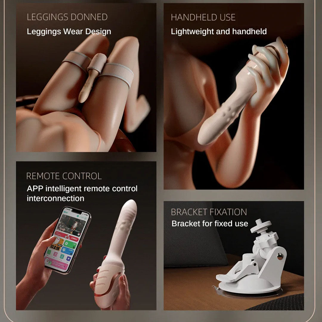 Galaku Tidal Thruster Gun Machine Female Fully Automatic Masturbator Telescopic Thrusting Vibrator Sextoy for Women