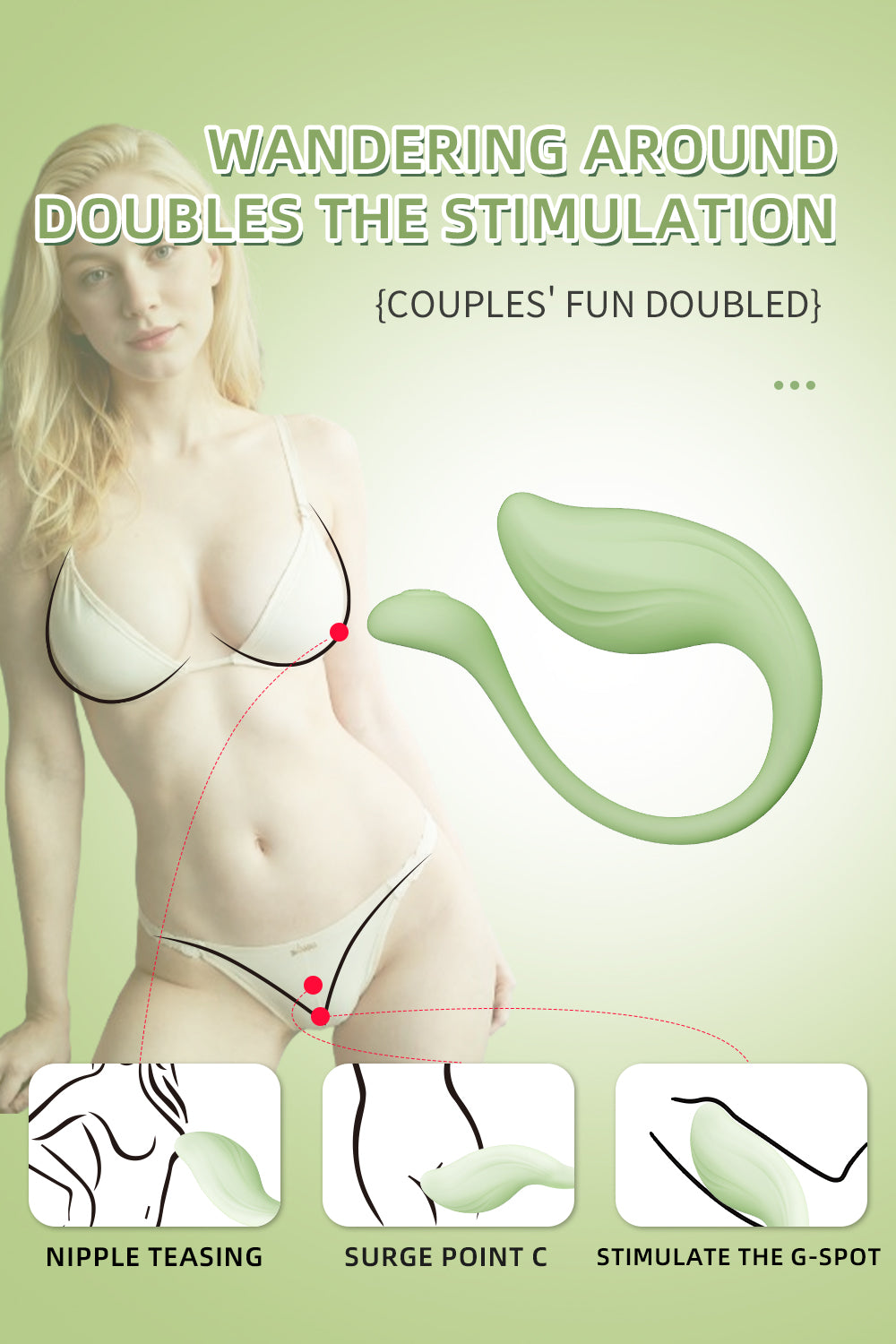 Yeain Morning Bird Wearable Couples Adult G-spot and Clitoris App Controlled
