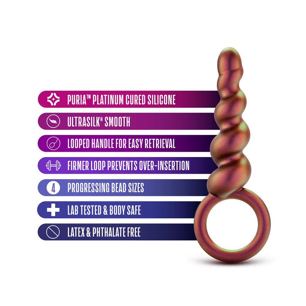 Blush Anal Adventure Matrix Spiral Loop Dildo Plug For Him/Her/Couples