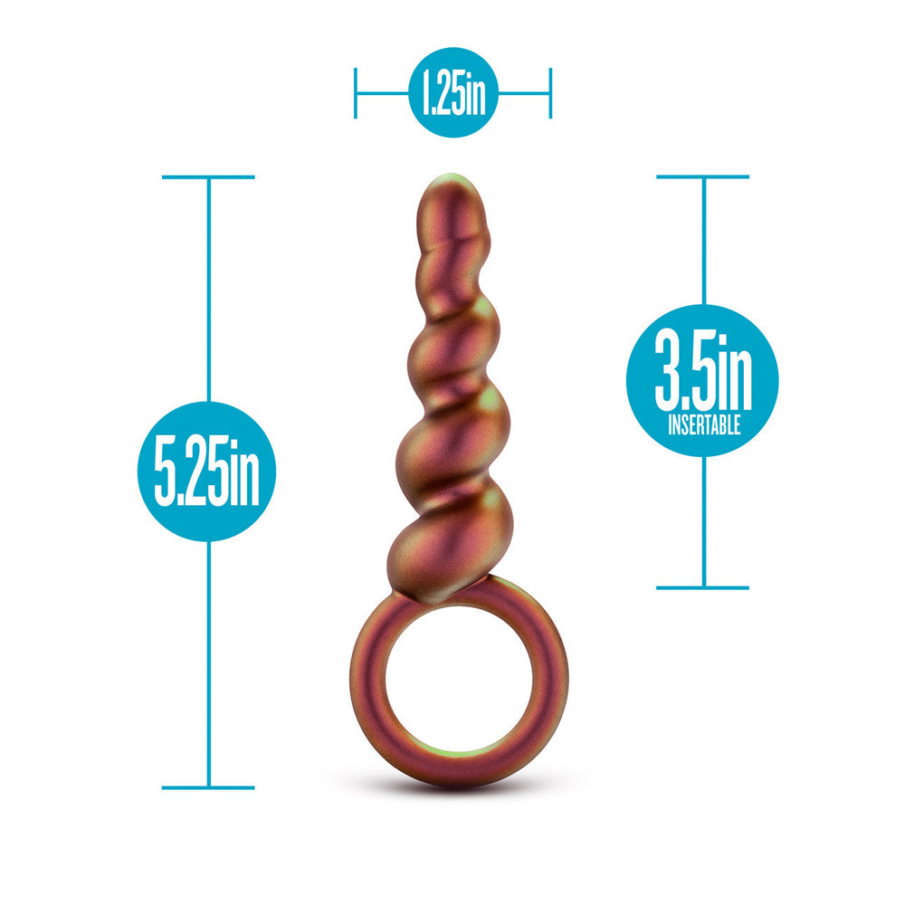 Blush Anal Adventure Matrix Spiral Loop Dildo Plug For Him/Her/Couples