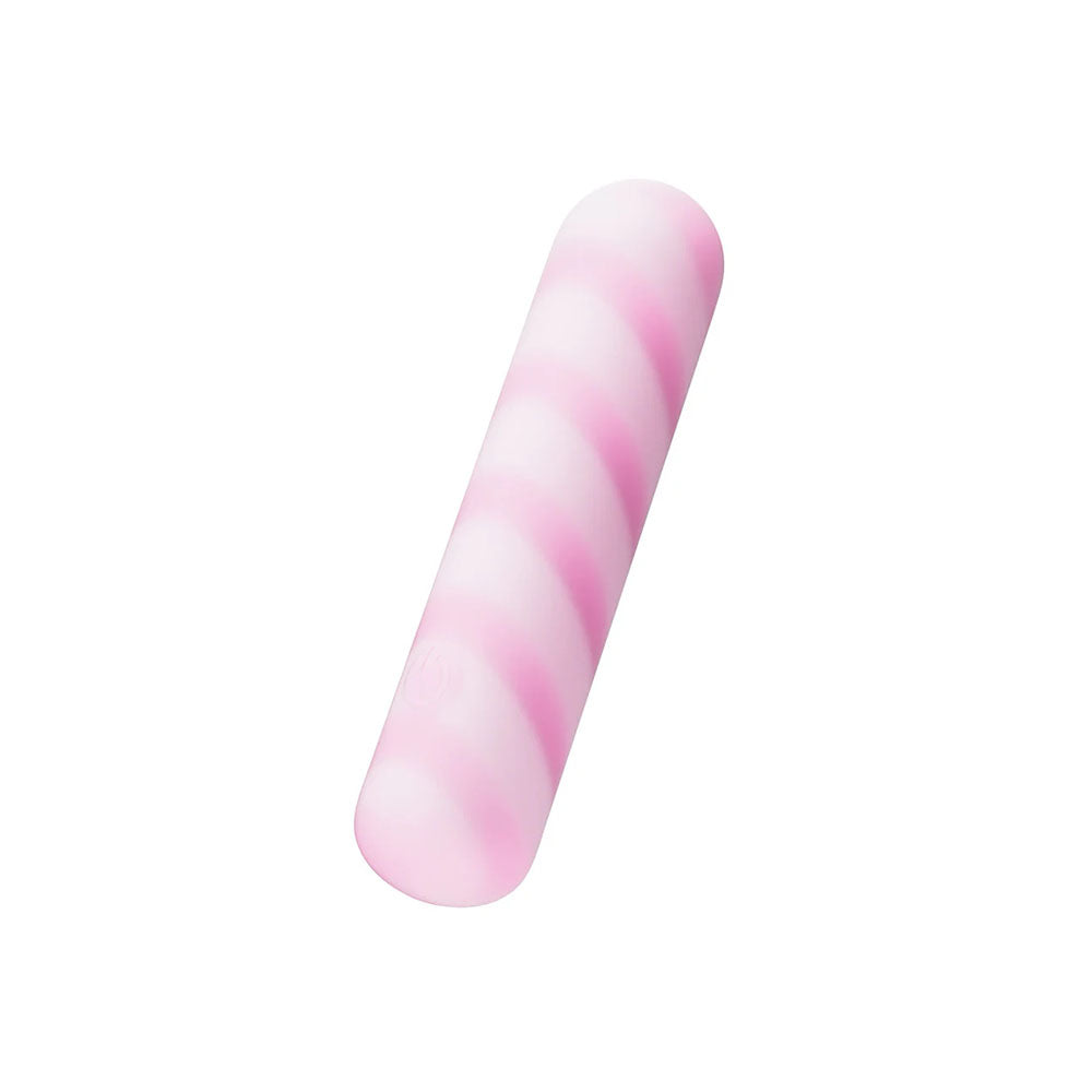Play With Me by Blush Sugar Crush 4 Inch Silicone Bullet Vibrator – USB Rechargeable Clitoral Nipple Massager – In Pink