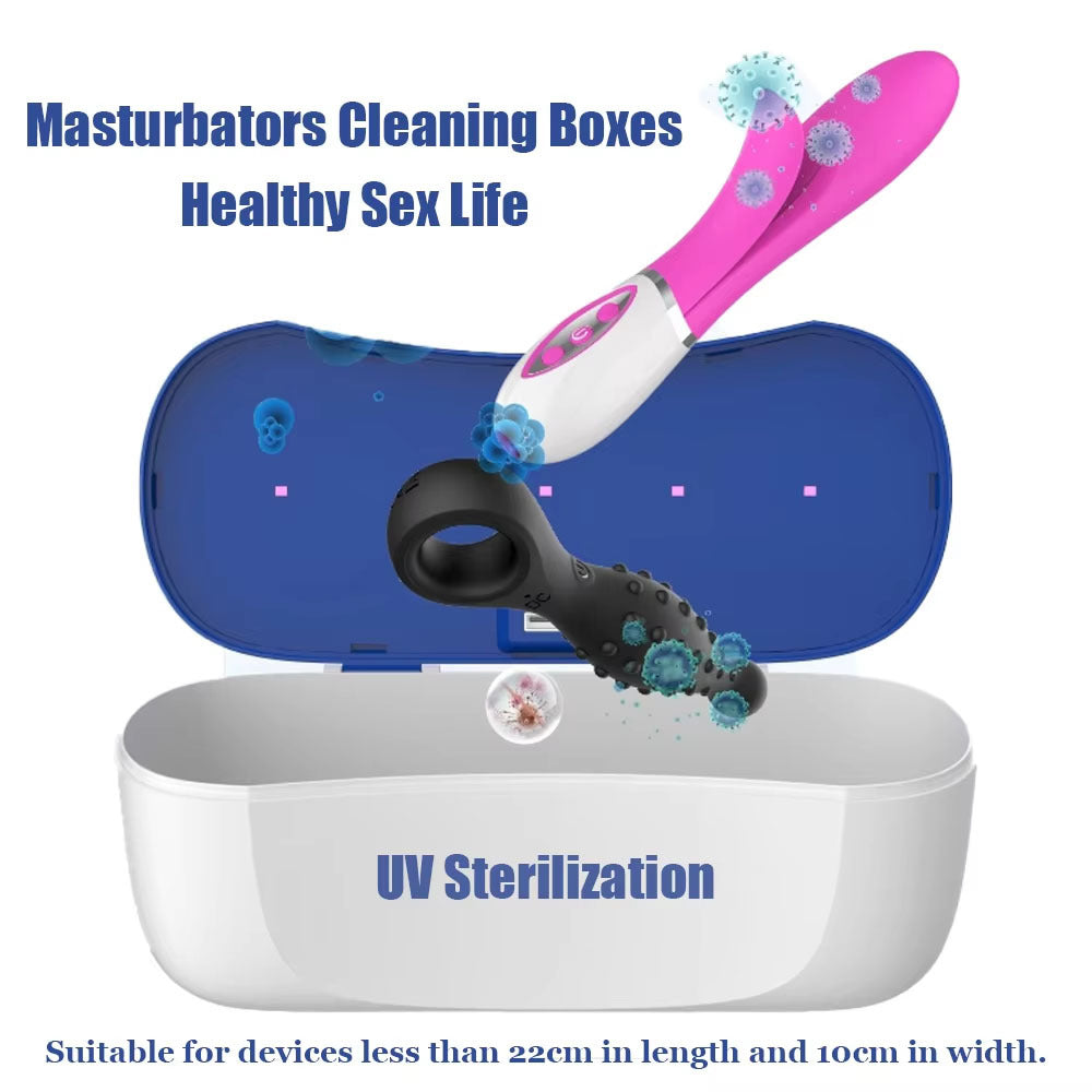 Masturbator Cleaning Box Vibrators Anal Plug Cleaner UV Sterilization Disinfection Healthy Sex Life Sex Toys for Adults Cleaner