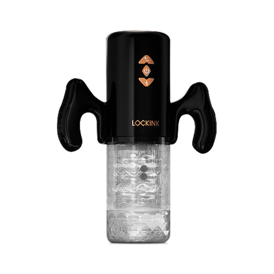 Lockink Smart App Control Estim Masturbator with Telescopic Rotation Technology Sextoy for Men
