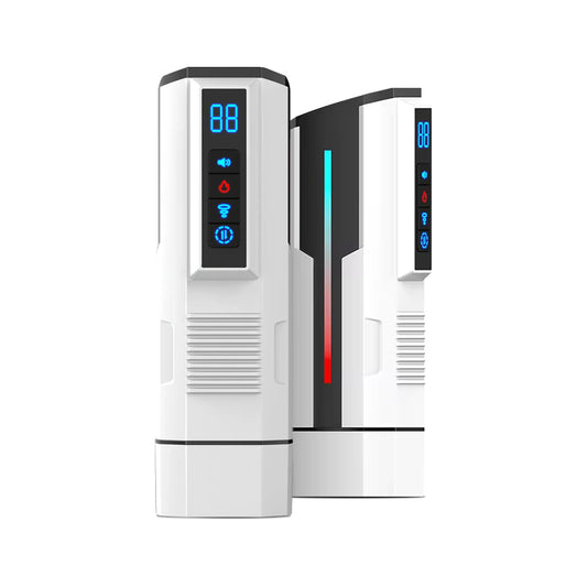 Automatic Male Masturbator Cup Telescopic Vibrating Sucking Masturbation Blowjob Piston MMA-039