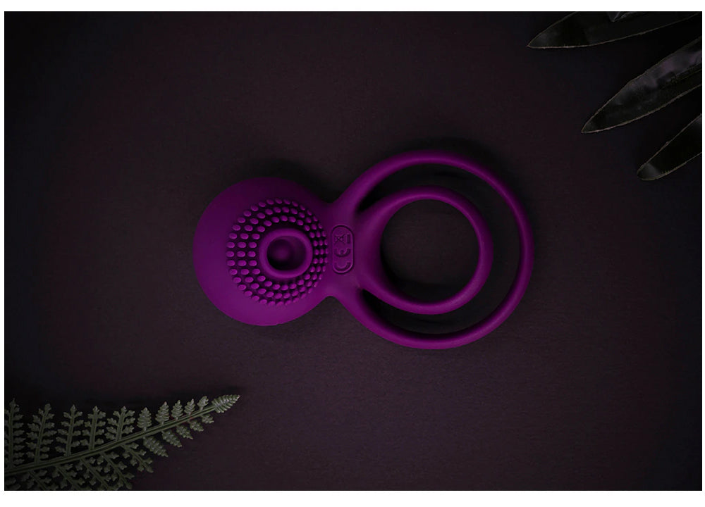 SVAKOM Tammy Vibrating Cock Ring Waterproof Rechargeable Vibrator for Couple