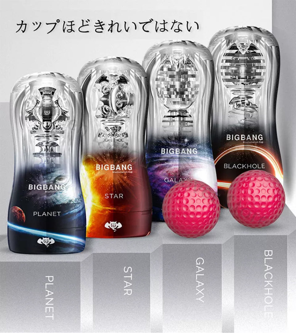 BIGBANG Male Masturbator Transparent Soft Endurance Exercise Sextoy for Men