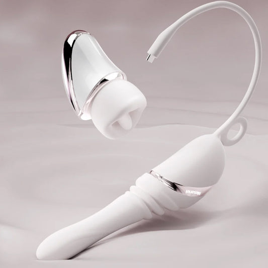 Mesanel Coco Pro Max Mouth Vibrator Rechargeable G Spot Vibrator Quiet Clitoral Stimulator for Women