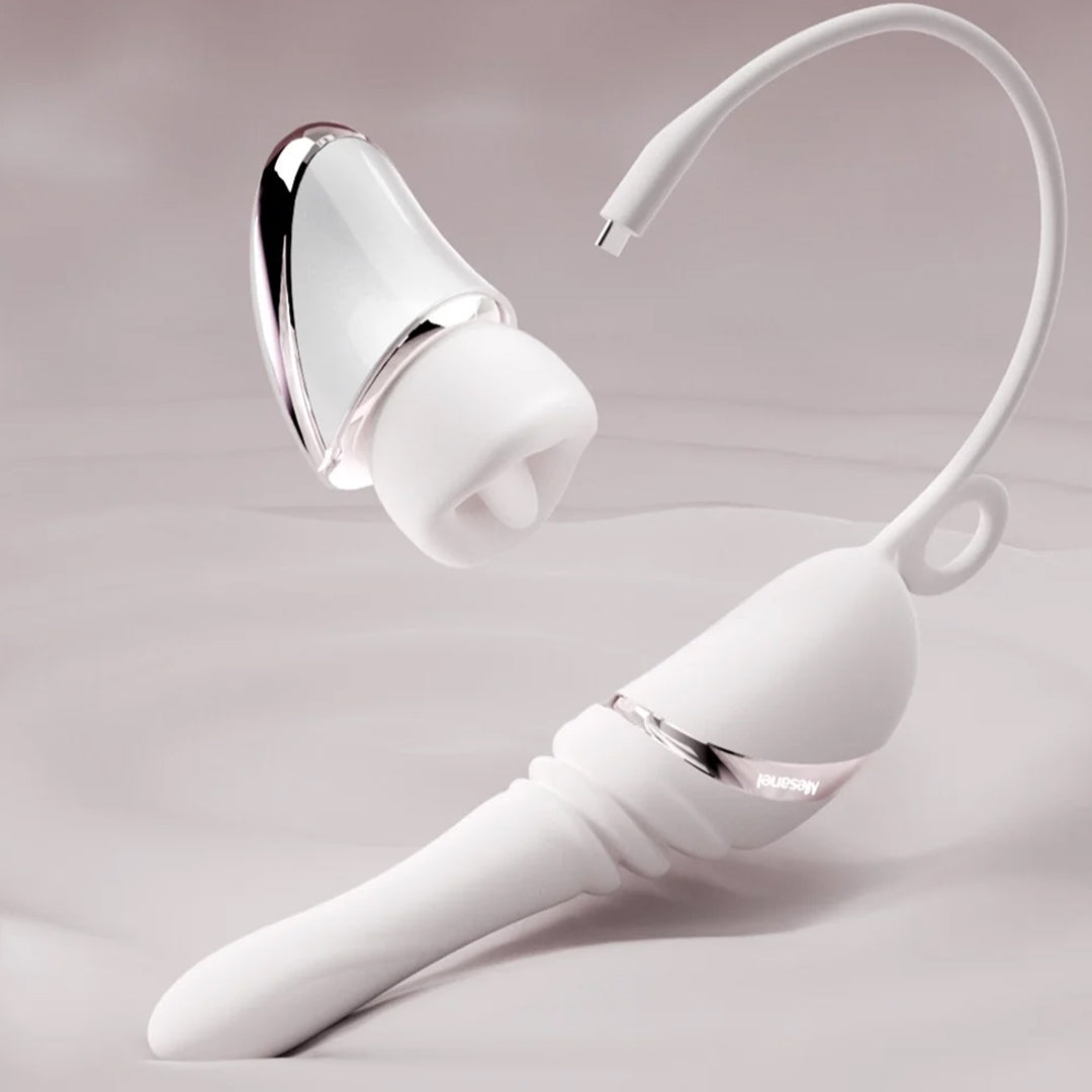 Mesanel Coco Pro Max  Mouth Vibrator Rechargeable G Spot Vibrator Quiet Clitoral Stimulator for Women