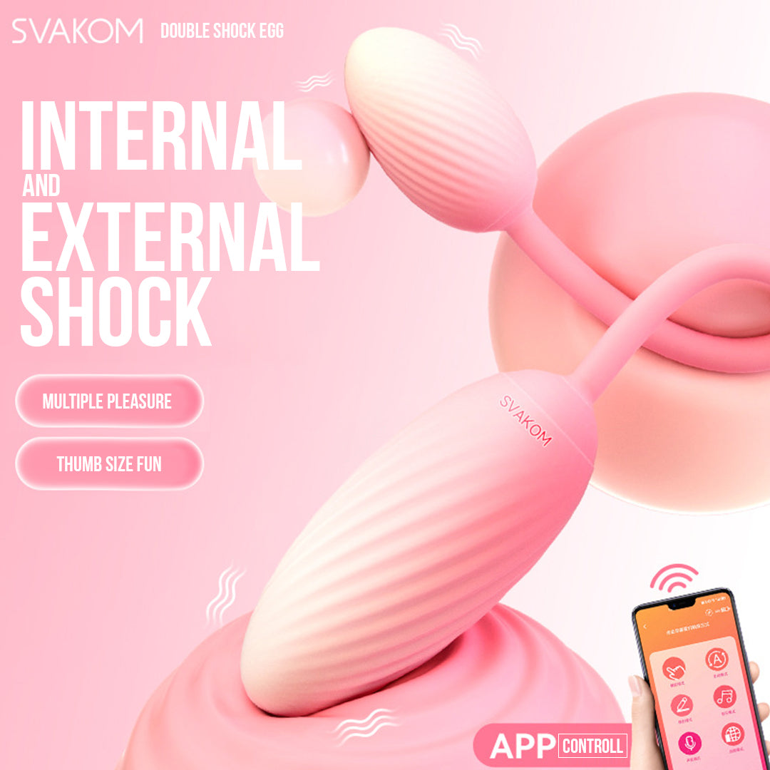 Svakom Double Egg Shock Vibrator for Women