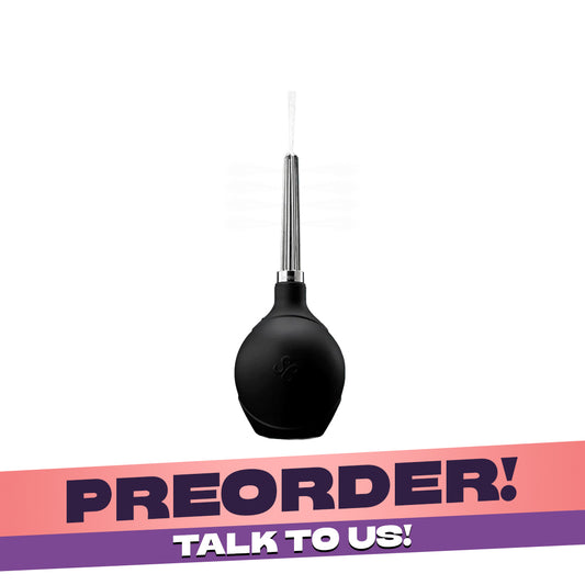 [𝗣𝗥𝗘-𝗢𝗥𝗗𝗘𝗥] Lockink Sevanda Stream Anal Douche Superior Enema Bulb 10 Oz for Women and Men