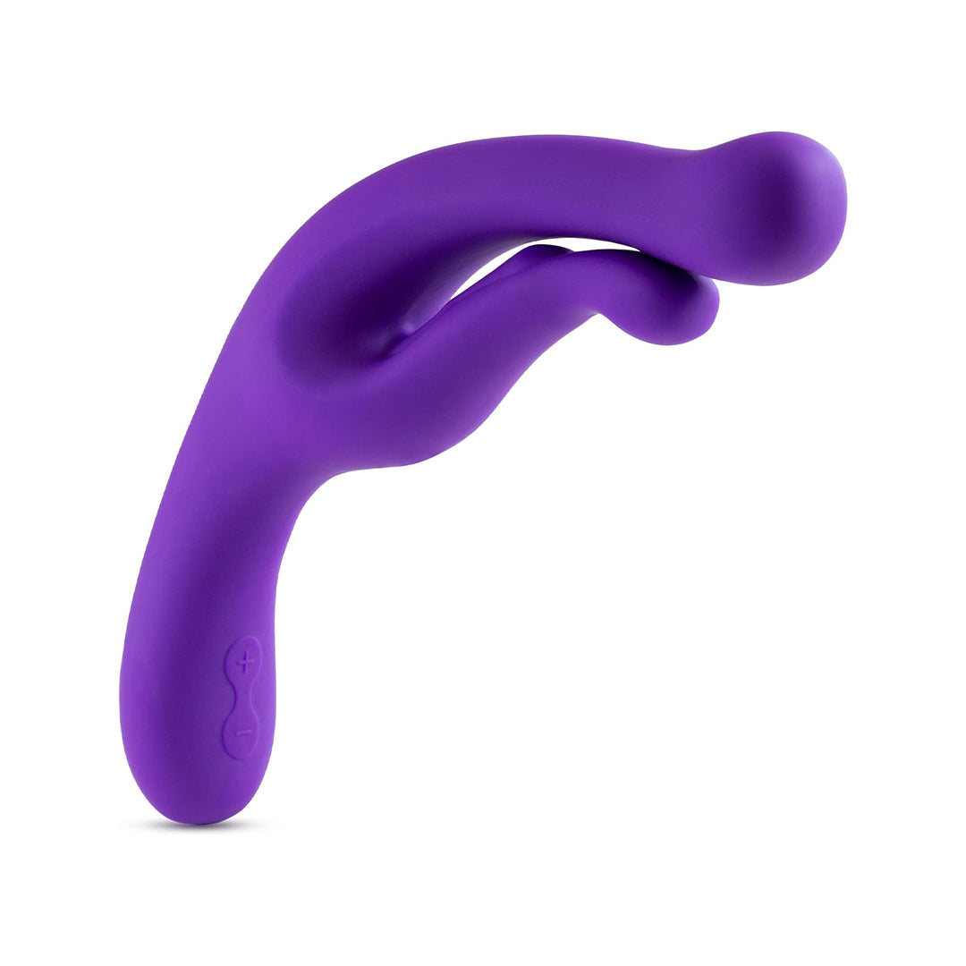 G Wave Purple UltraSilk Waterproof Vibrator Made with Puria Silicone Sextoy for Women