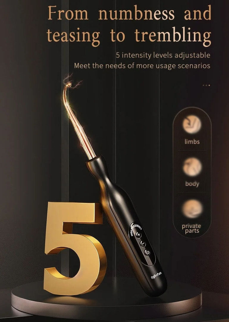 Roomfun Electro Stimulation BDSM Electric Shock Rod Sextoy for Men and Women