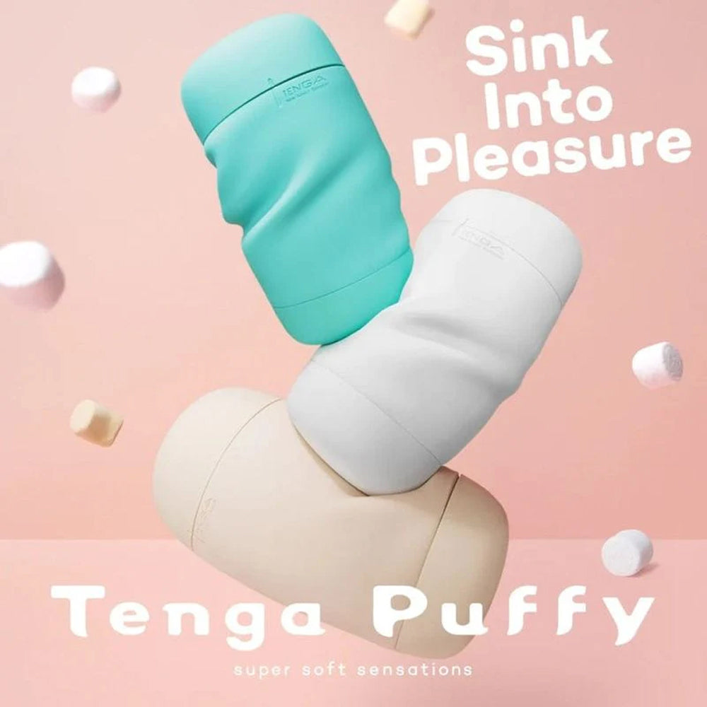 Tenga Puffy Reusable Male Masturbator Pillowy Soft Pleasure Device Sextoy for Men