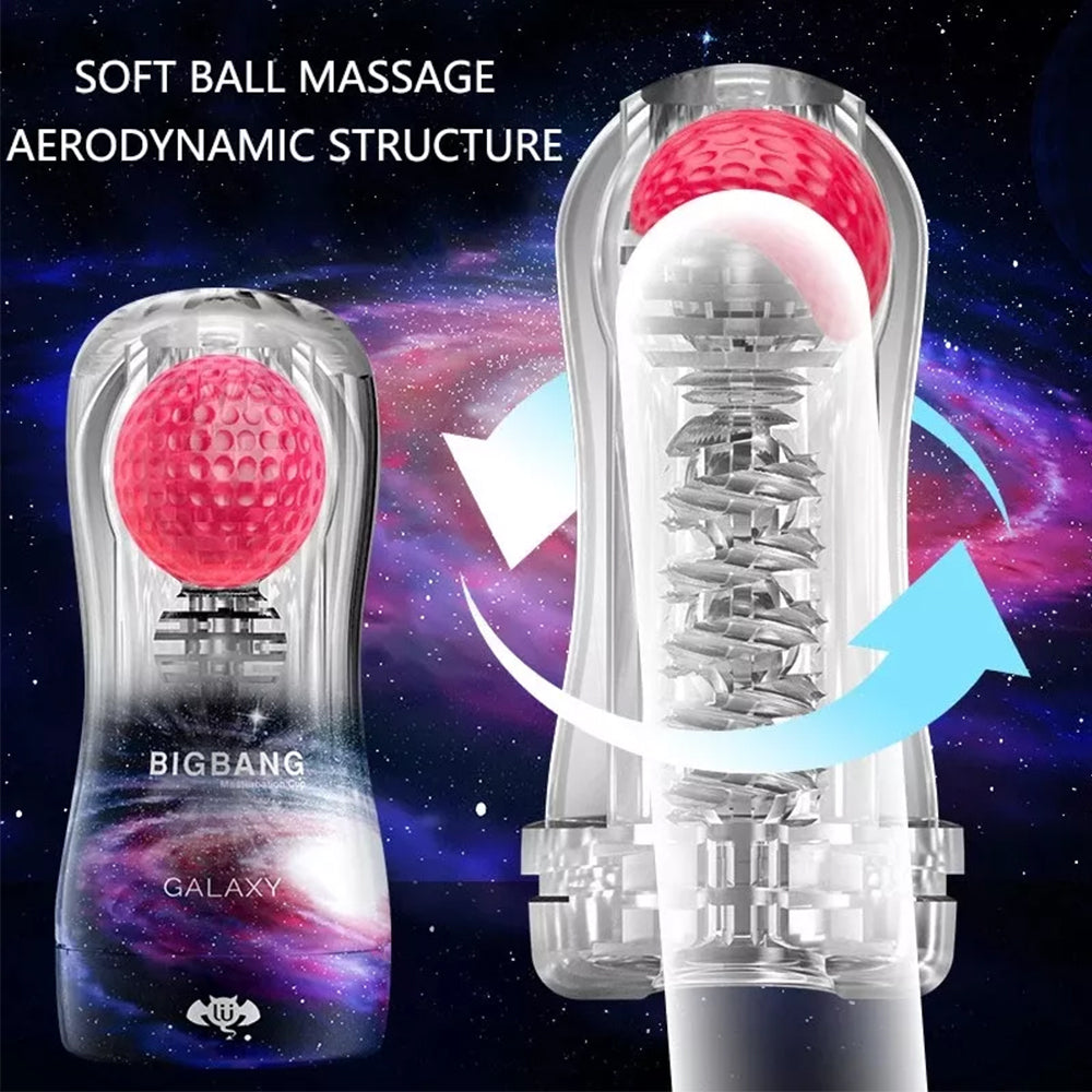 BIGBANG Male Masturbator Transparent Soft Endurance Exercise Sextoy for Men