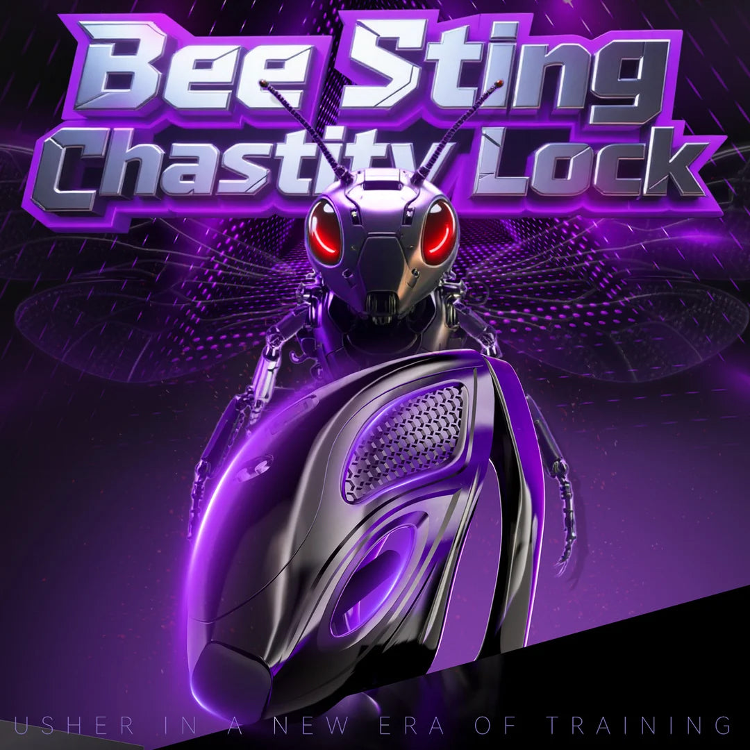 [𝗣𝗥𝗘-𝗢𝗥𝗗𝗘𝗥] LOCKINK Bee Sting Smart Chastity Cage with App & Estim Control for Men Foreplay toy
