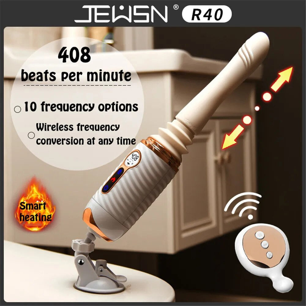 JEUSN R40 Automatic Remote Wireless Heating Sex Cannon