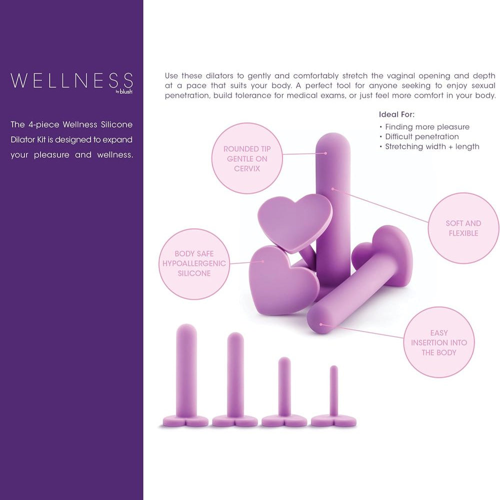 Kegel Execrise Silicone Stick Wellness Dilator Kit for Women