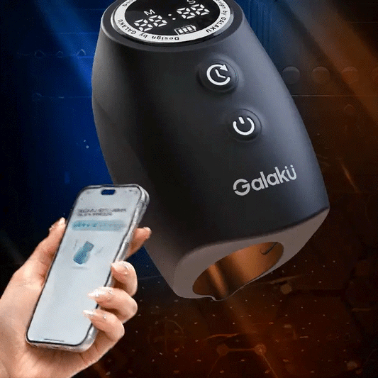 GALAKU Timer Vibrating and Tapping Male Masturbator App-Controlled for Men