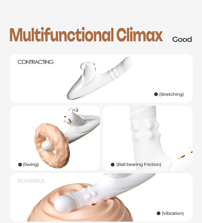 Zhenqu Bliss Rabbit Dildo Vibrator Detachable Sucking Vibrator