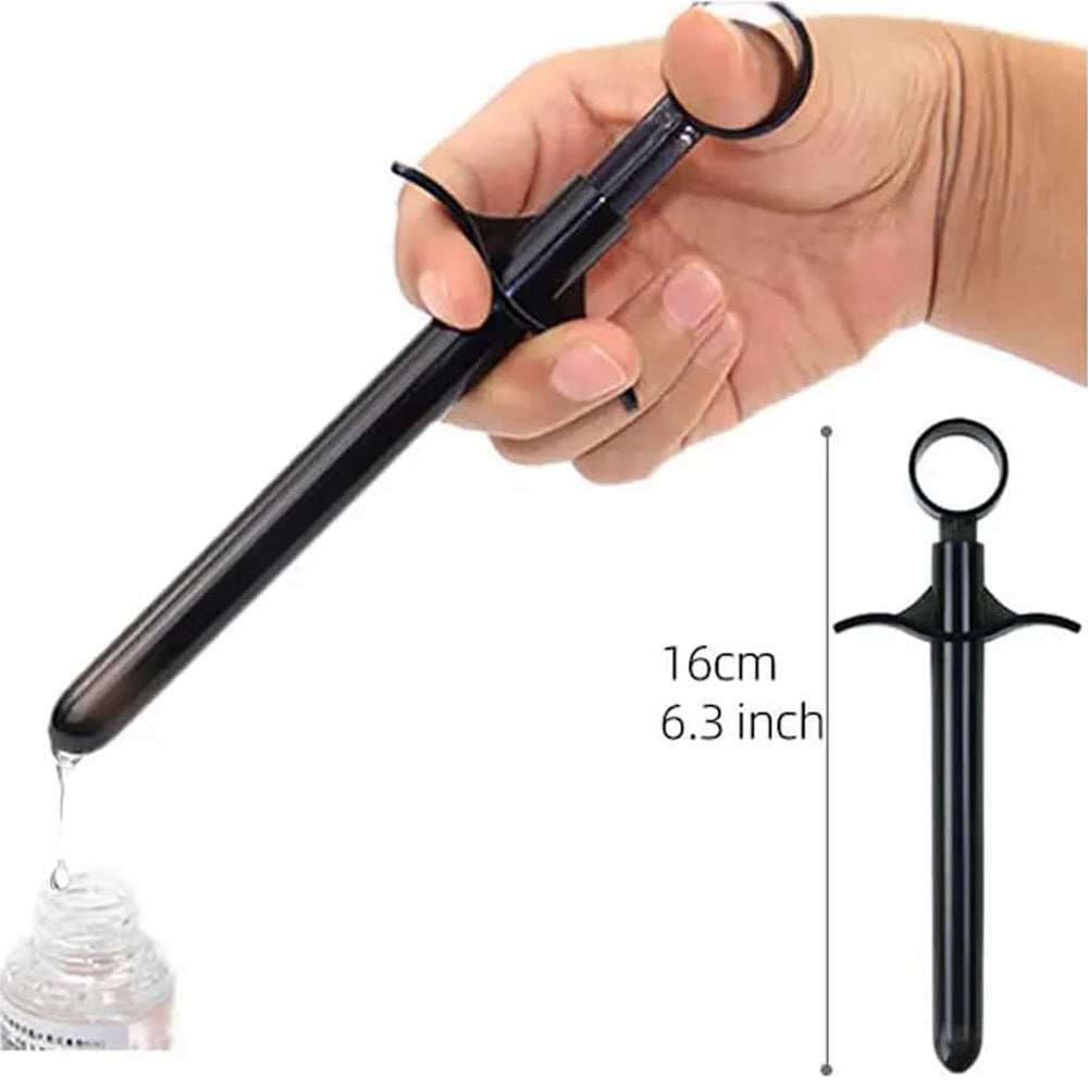 Roomfun Lubricant Launcher Silicone Syringe and Personal Water-based Lubricant for Anal