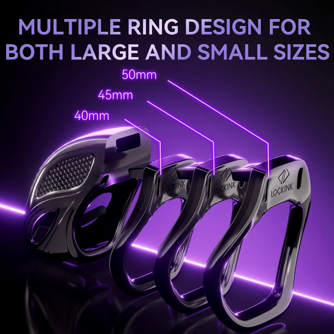 [𝗣𝗥𝗘-𝗢𝗥𝗗𝗘𝗥] LOCKINK Bee Sting Smart Chastity Cage with App & Estim Control for Men Foreplay toy