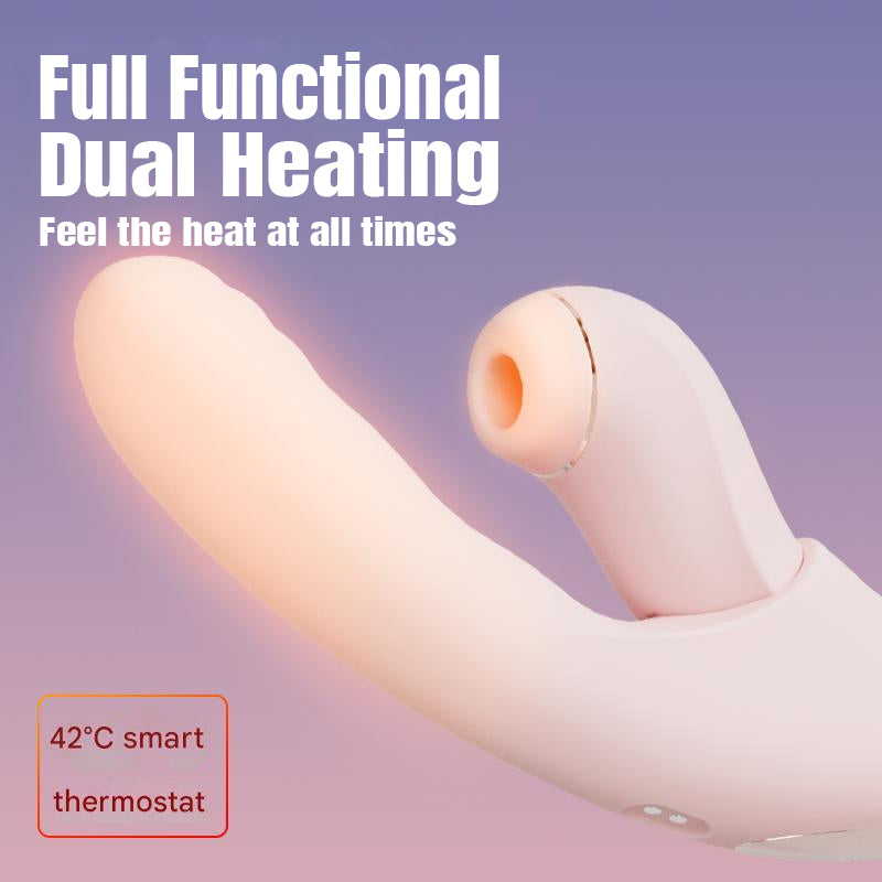 SVAKOM Fatima Sucking Push Blasting Heating Vibrator [Standard & PRO Version]
