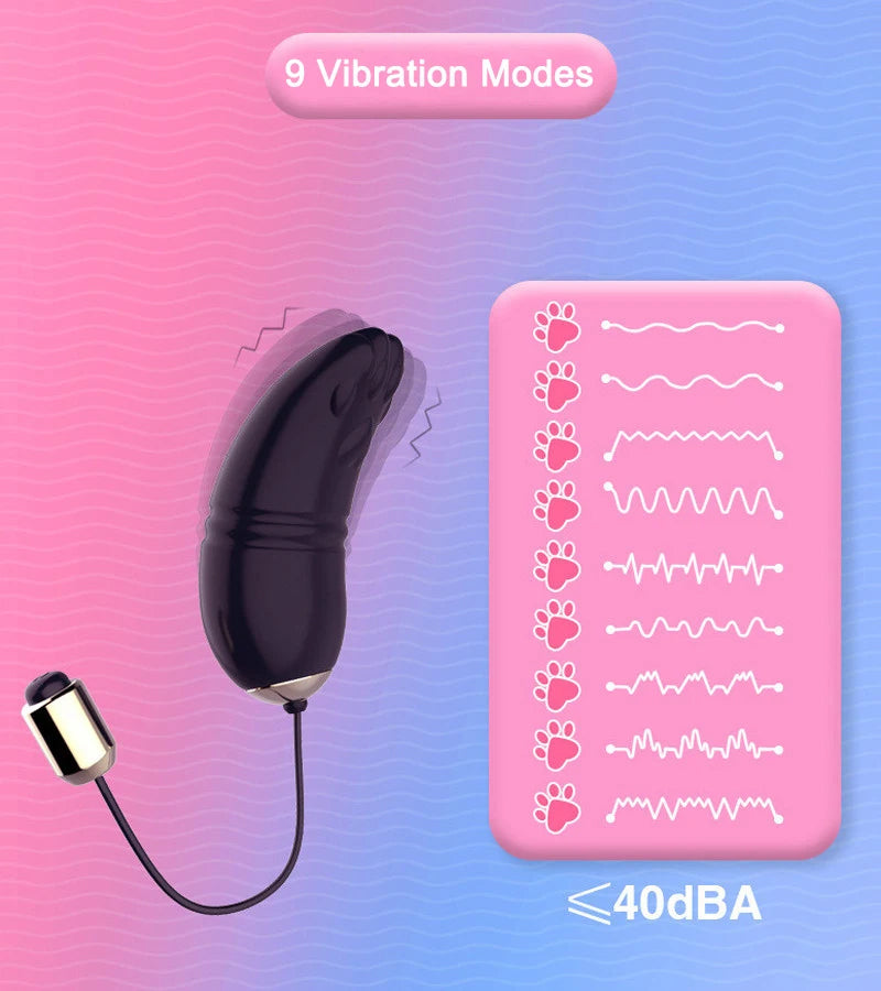 Love Egg Wearable Underwear Wireless Remote Control Vibrator G-Spot Massager Female